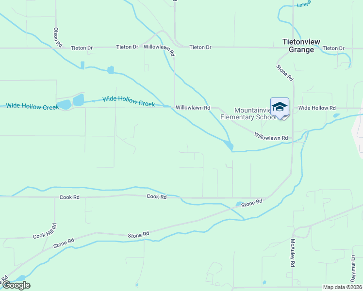 map of restaurants, bars, coffee shops, grocery stores, and more near 283 Cook Road in Yakima