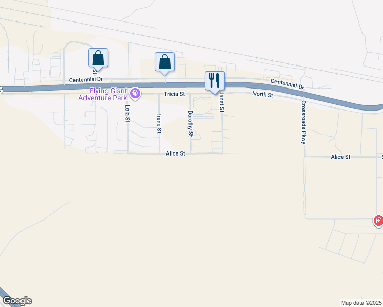 map of restaurants, bars, coffee shops, grocery stores, and more near 3407 Alice Street in Helena