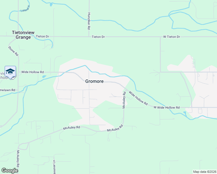 map of restaurants, bars, coffee shops, grocery stores, and more near 14200 Wide Hollow Rd in Yakima