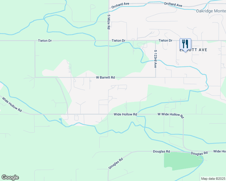 map of restaurants, bars, coffee shops, grocery stores, and more near 508 S Mize Rd in Yakima