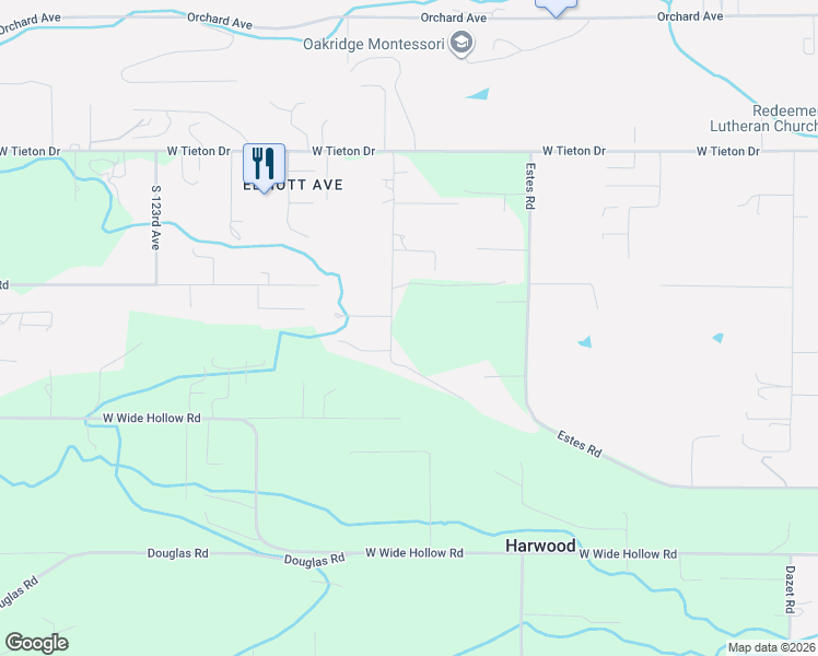 map of restaurants, bars, coffee shops, grocery stores, and more near 658 South Friedline Road in Yakima