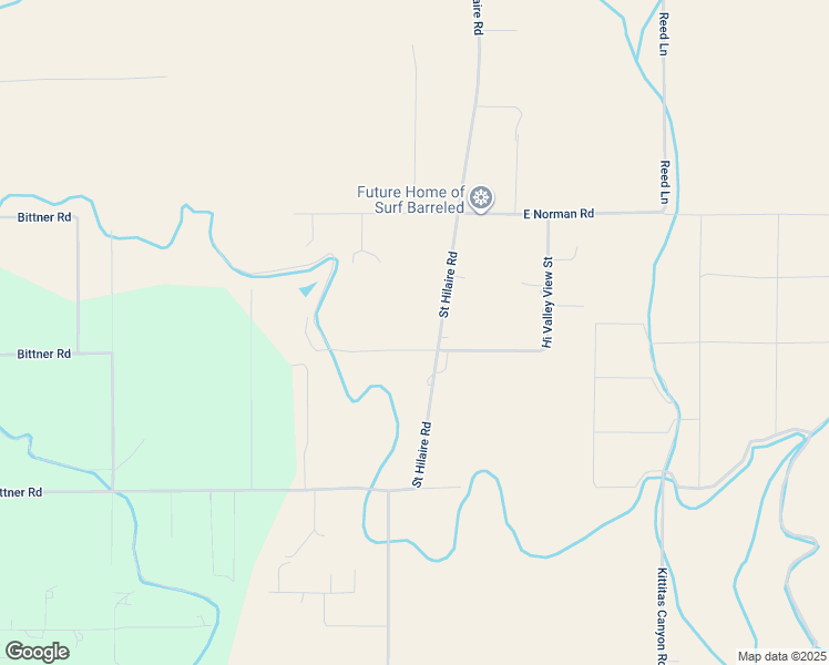 map of restaurants, bars, coffee shops, grocery stores, and more near 1250 Saint Hilaire Road in Yakima