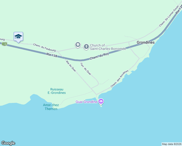 map of restaurants, bars, coffee shops, grocery stores, and more near 18 Terrasse du Quai in Grondines