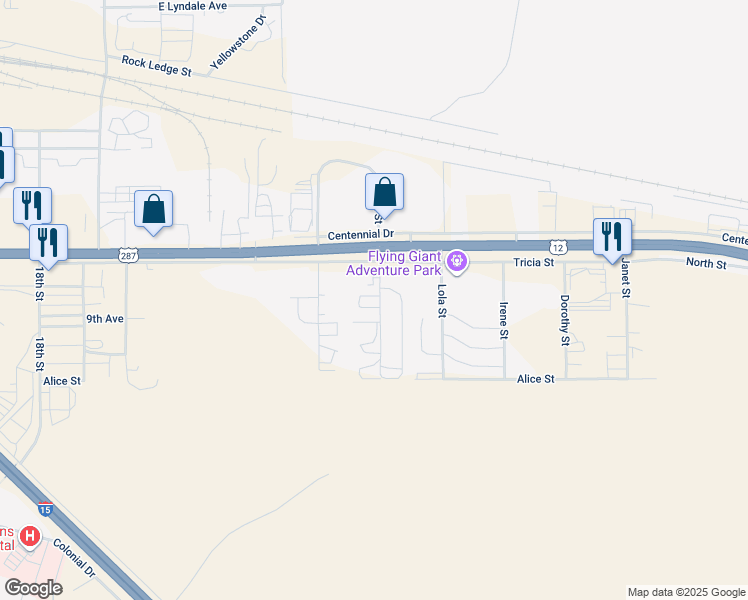 map of restaurants, bars, coffee shops, grocery stores, and more near 3210 SK Loop in Helena
