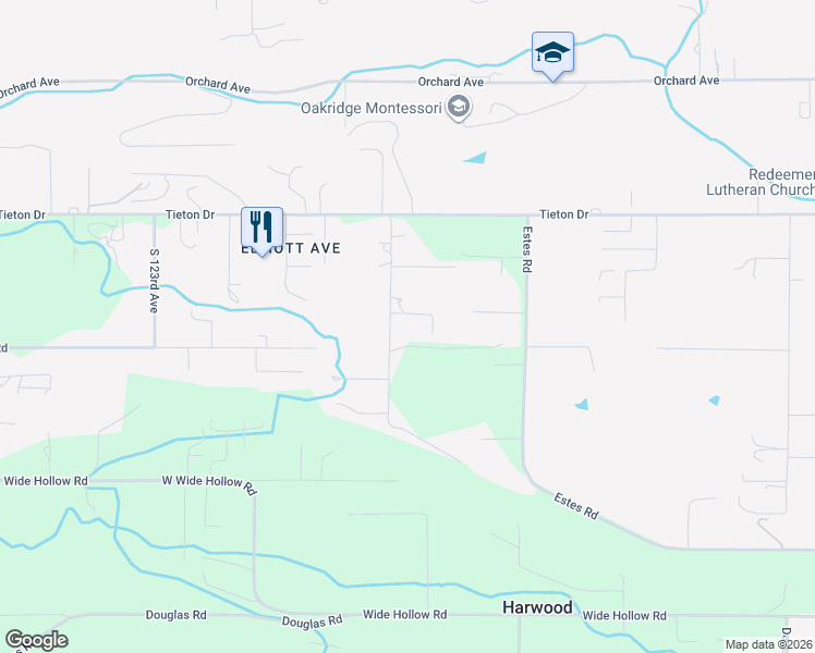 map of restaurants, bars, coffee shops, grocery stores, and more near 617 South Friedline Road in Yakima