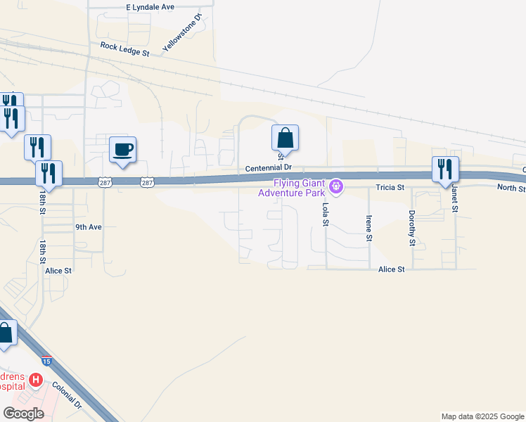 map of restaurants, bars, coffee shops, grocery stores, and more near 3210 SK Loop in Helena
