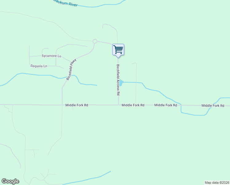 map of restaurants, bars, coffee shops, grocery stores, and more near 921C Middle Fork Road in Onalaska