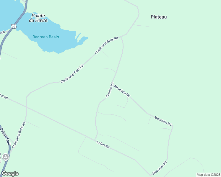 map of restaurants, bars, coffee shops, grocery stores, and more near Cormier Road in Inverness County