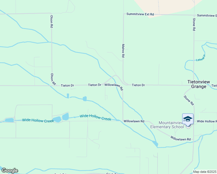 map of restaurants, bars, coffee shops, grocery stores, and more near 850 Willowlawn Road in Yakima