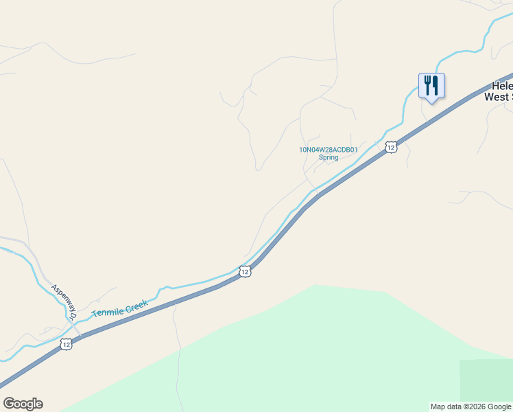 map of restaurants, bars, coffee shops, grocery stores, and more near 4852 10 Mile View Rd in Helena