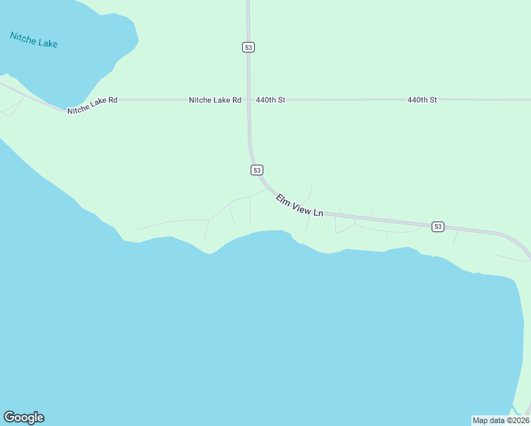 map of restaurants, bars, coffee shops, grocery stores, and more near 43727-43749 Elm View Lane in Perham