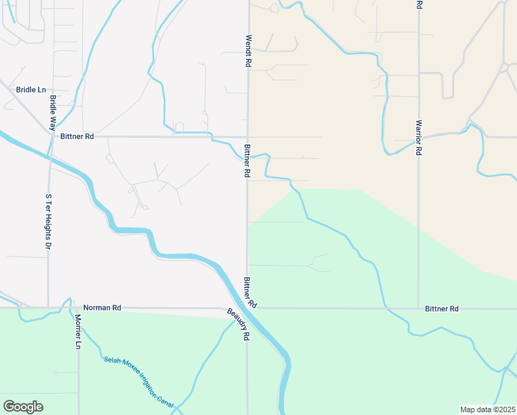 map of restaurants, bars, coffee shops, grocery stores, and more near 613 Bittner Road in Yakima