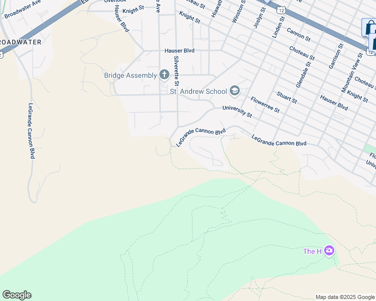 map of restaurants, bars, coffee shops, grocery stores, and more near 2058 Reber Road in Helena