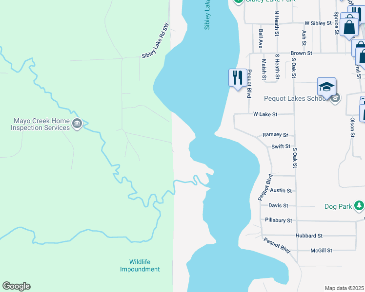 5810 Sibley Lake Road Southwest, Pequot Lakes MN Walk Score