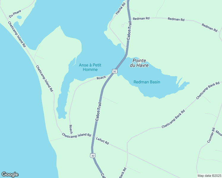 map of restaurants, bars, coffee shops, grocery stores, and more near 14462 Cabot Trail Road in Chéticamp