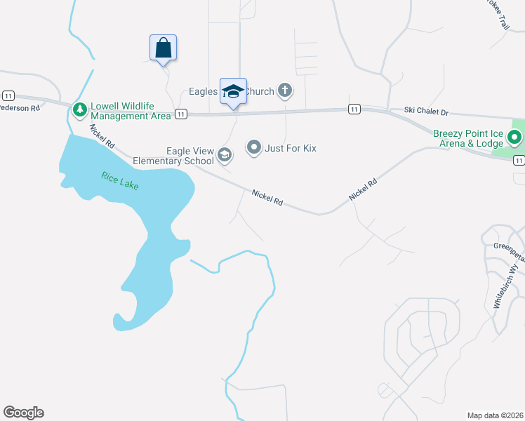 map of restaurants, bars, coffee shops, grocery stores, and more near 30718 Rice Creek Drive in Pequot Lakes