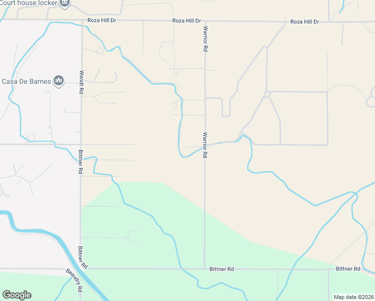 map of restaurants, bars, coffee shops, grocery stores, and more near 412 Warrior Road in Yakima