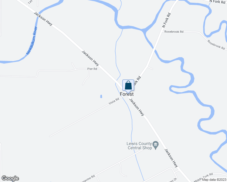 map of restaurants, bars, coffee shops, grocery stores, and more near 3346 Jackson Highway in Chehalis