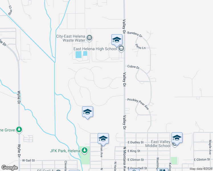 map of restaurants, bars, coffee shops, grocery stores, and more near 2700 Valley Drive in East Helena