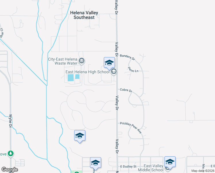 map of restaurants, bars, coffee shops, grocery stores, and more near 2700 Valley Drive in East Helena