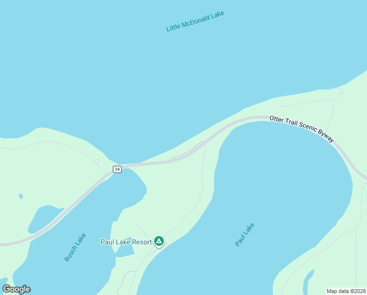 map of restaurants, bars, coffee shops, grocery stores, and more near 37791 Mallard Loop in Perham