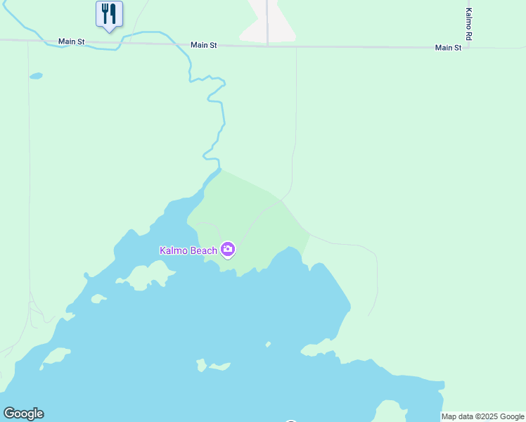 map of restaurants, bars, coffee shops, grocery stores, and more near Sandy Beach Road in Sudbury