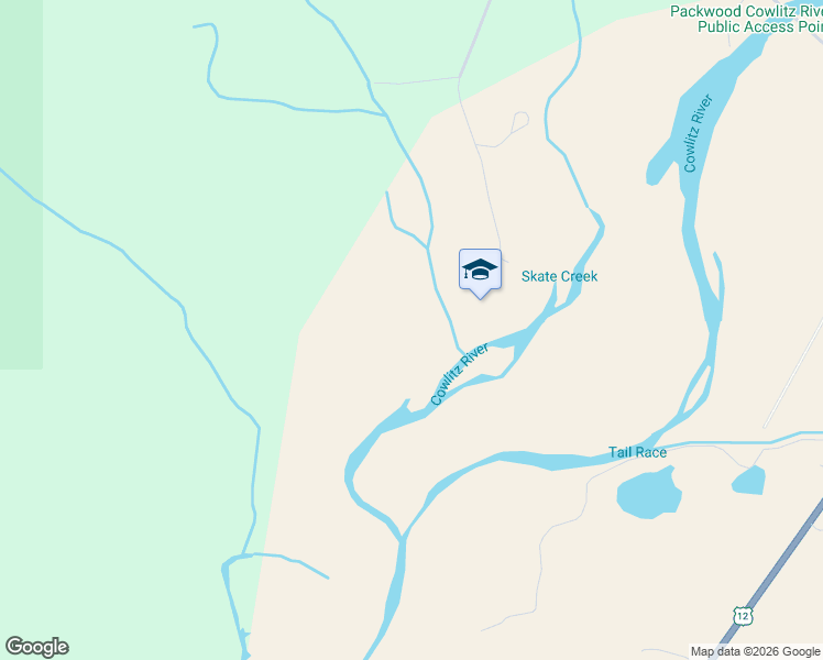map of restaurants, bars, coffee shops, grocery stores, and more near 406 Craig Road in Packwood