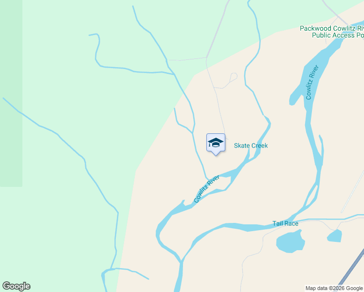 map of restaurants, bars, coffee shops, grocery stores, and more near 406 Craig Road in Packwood