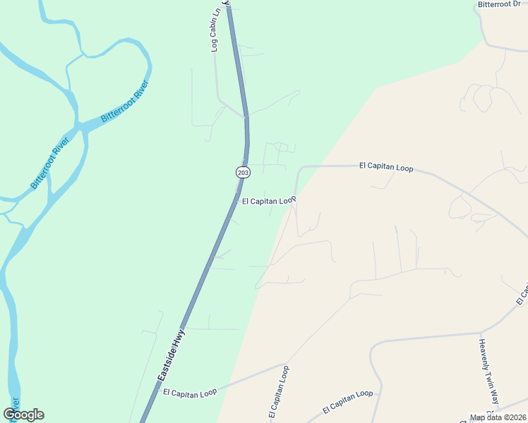 map of restaurants, bars, coffee shops, grocery stores, and more near 662-698 El Capitan Loop in Stevensville