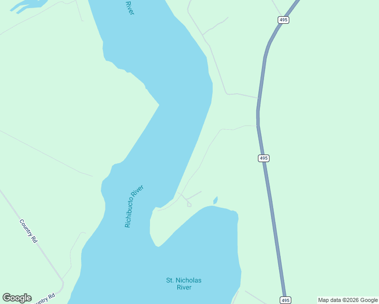 map of restaurants, bars, coffee shops, grocery stores, and more near 96 Methodist Point Road in Richibucto