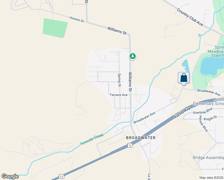 map of restaurants, bars, coffee shops, grocery stores, and more near 3410 Terrace Avenue in Helena