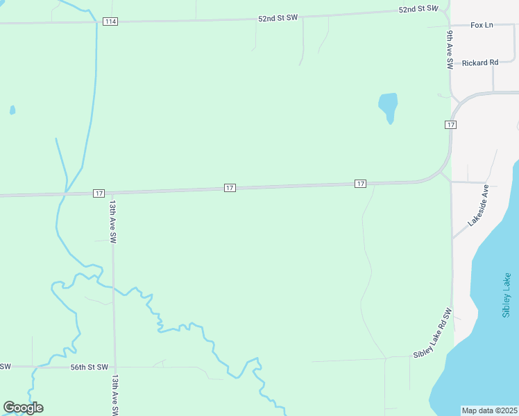 map of restaurants, bars, coffee shops, grocery stores, and more near 1107 County Highway 17 in Pine River