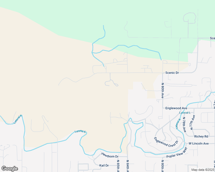 map of restaurants, bars, coffee shops, grocery stores, and more near 8506 Scenic Drive in Yakima