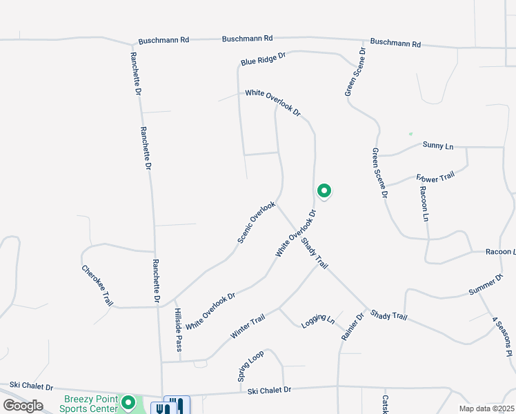 map of restaurants, bars, coffee shops, grocery stores, and more near 7714 Scenic Overlook in Pequot Lakes
