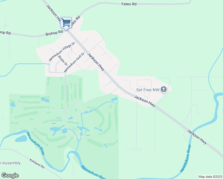 map of restaurants, bars, coffee shops, grocery stores, and more near 3090 Jackson Highway in Chehalis