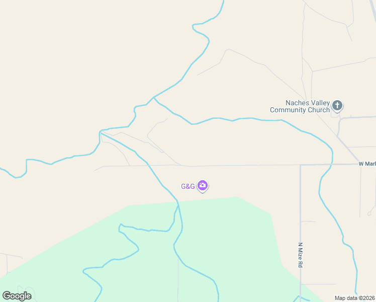 map of restaurants, bars, coffee shops, grocery stores, and more near 13511 Marble Rd in Yakima