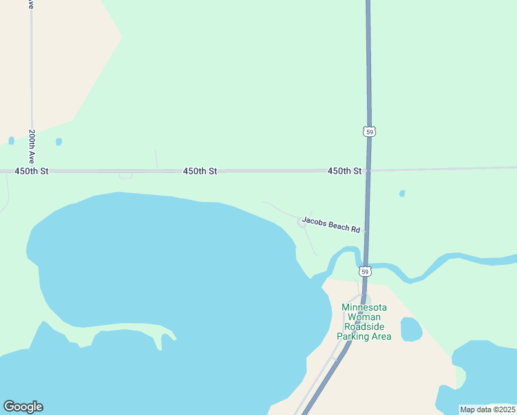 map of restaurants, bars, coffee shops, grocery stores, and more near 20684 Jacobs Beach Road in Pelican Rapids