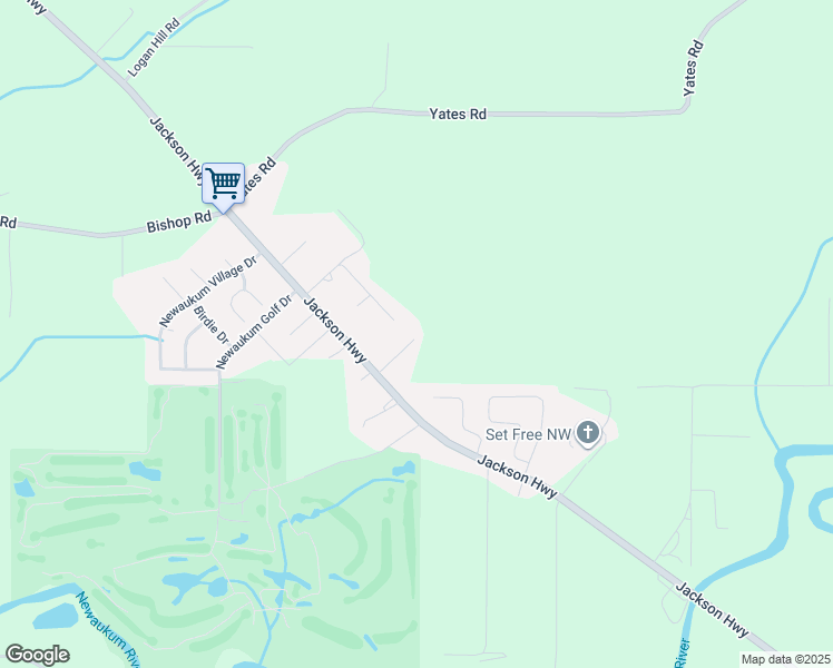 map of restaurants, bars, coffee shops, grocery stores, and more near 117 Torrey Lane in Chehalis
