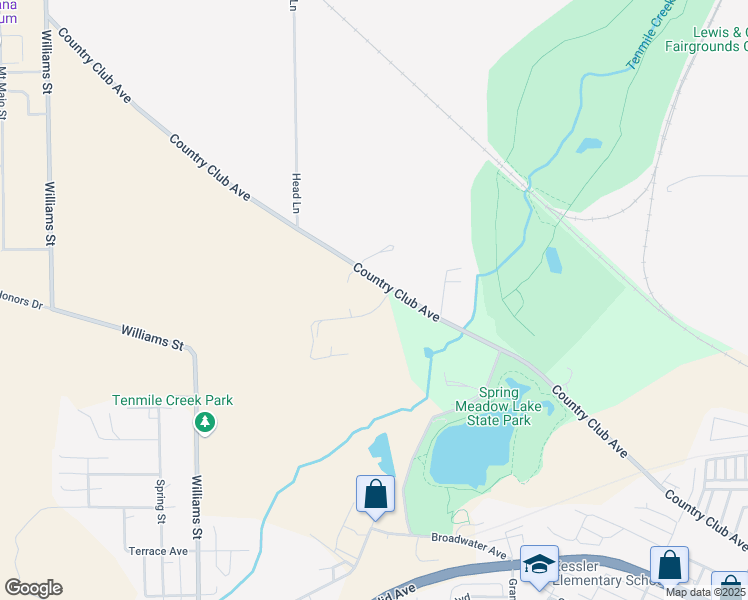map of restaurants, bars, coffee shops, grocery stores, and more near 2915 Country Club Avenue in Helena