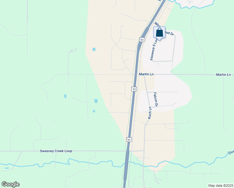 map of restaurants, bars, coffee shops, grocery stores, and more near Lamar Trail South in Florence