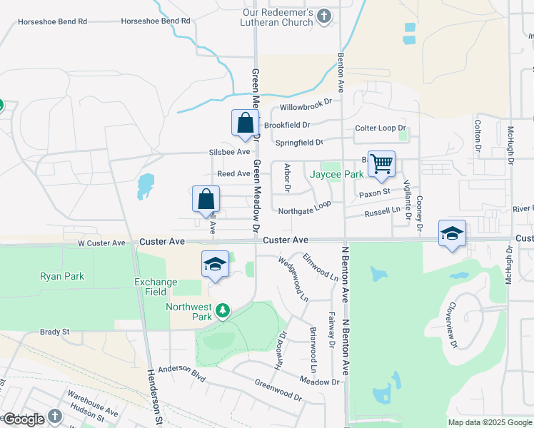 map of restaurants, bars, coffee shops, grocery stores, and more near 3034 Canby Way in Helena