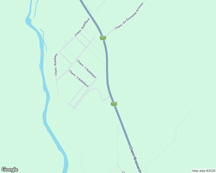 map of restaurants, bars, coffee shops, grocery stores, and more near Chemin Brassard in Matawinie