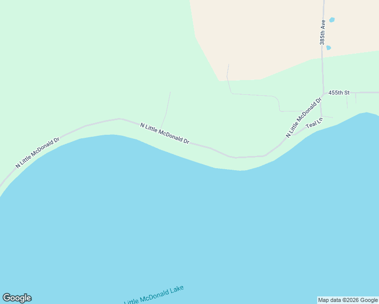 map of restaurants, bars, coffee shops, grocery stores, and more near 38152 North Little McDonald Drive in Frazee