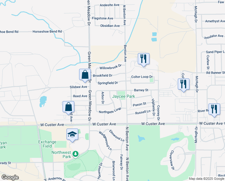 map of restaurants, bars, coffee shops, grocery stores, and more near 310 Barney Street in Helena