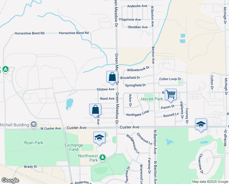 map of restaurants, bars, coffee shops, grocery stores, and more near 115 Silsbee Avenue in Helena