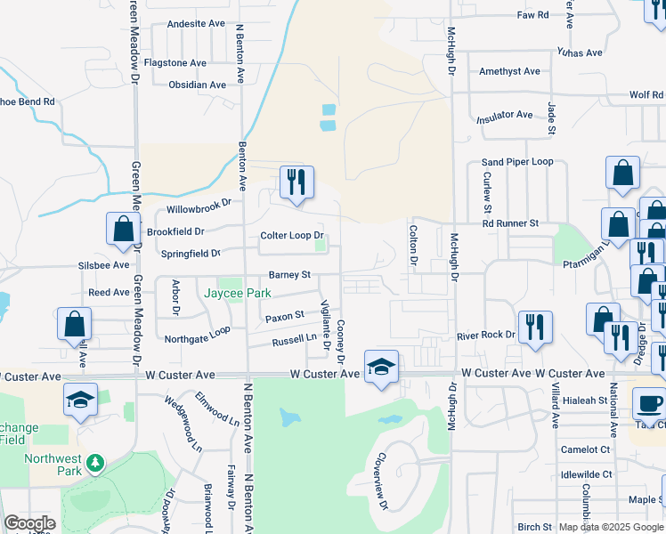 map of restaurants, bars, coffee shops, grocery stores, and more near 452 Barney Street in Helena