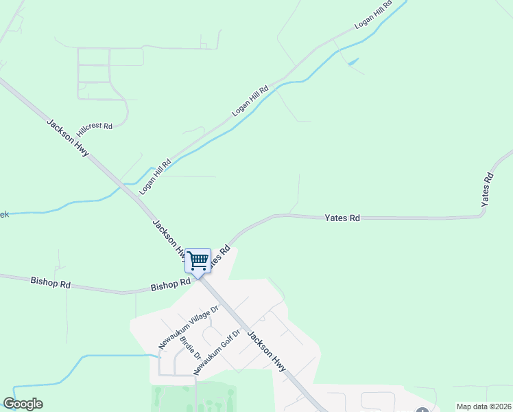 map of restaurants, bars, coffee shops, grocery stores, and more near 169 Yates Road in Chehalis