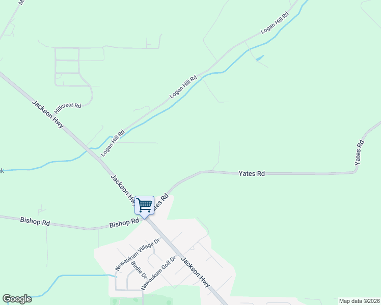 map of restaurants, bars, coffee shops, grocery stores, and more near 169 Yates Road in Chehalis