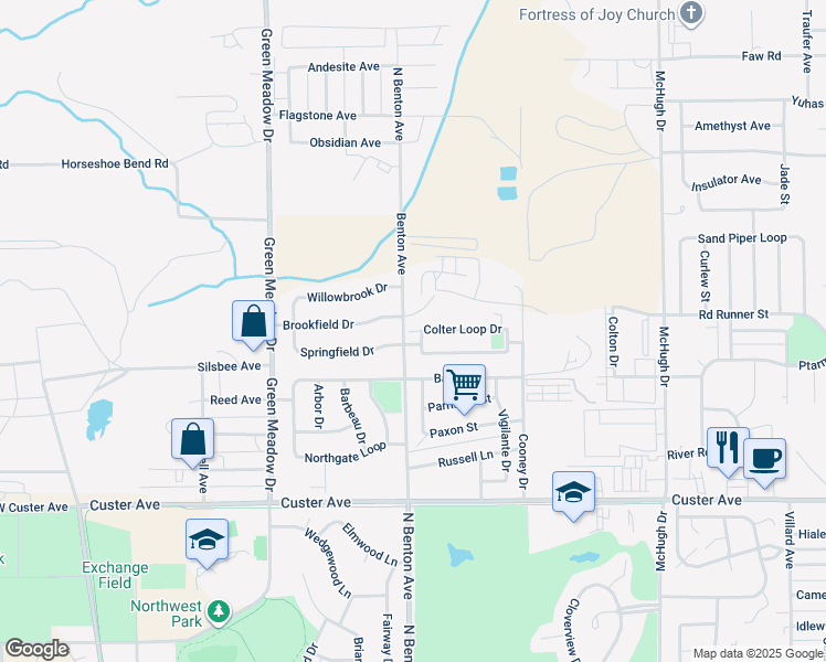 map of restaurants, bars, coffee shops, grocery stores, and more near 80 Colter Loop Drive in Helena