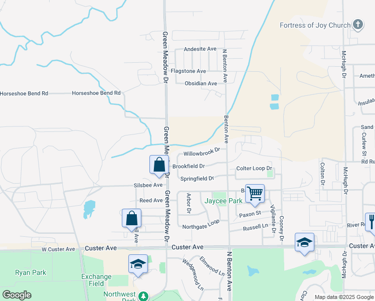 map of restaurants, bars, coffee shops, grocery stores, and more near 224 Brookfield Dr in Helena